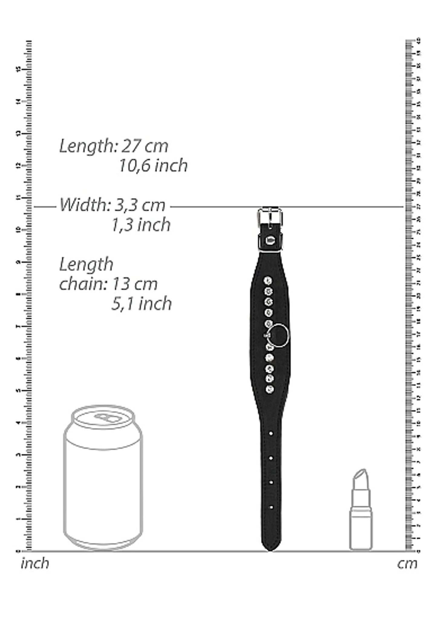 DIAMOND STUDDED WRIST CUFFS