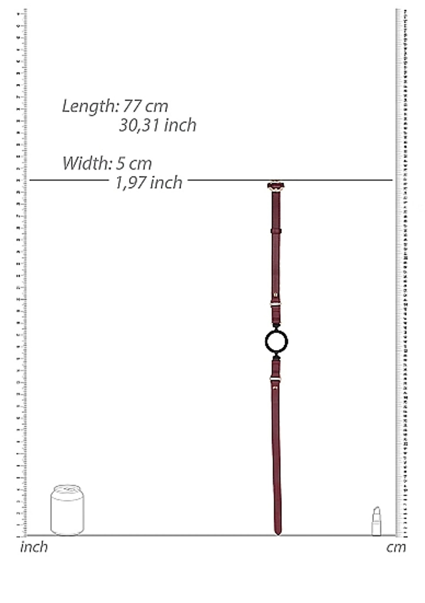 OUCH HALO SILICONE RING GAG BURGUNDY