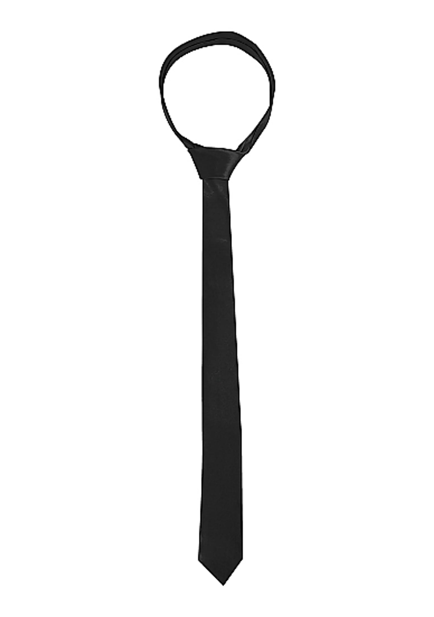 B&W SATIN BONDAGE TIE BLACK
