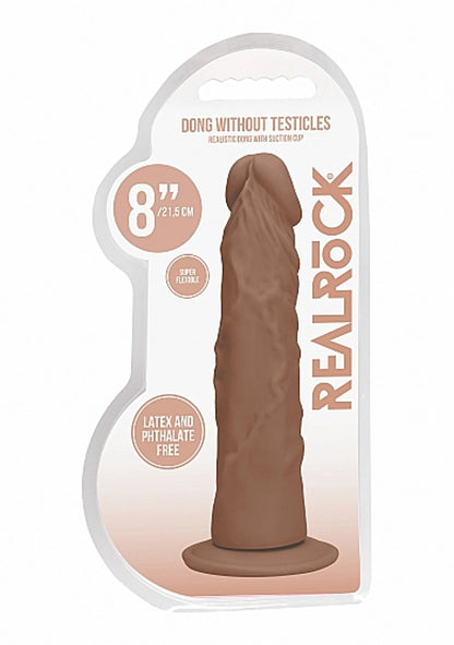 REALROCK 8IN DONG TAN W/O TESTICLES