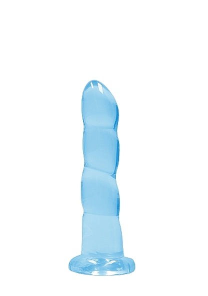 REALROCK NON REALISTIC DILDO W SUCTION CUP 7IN BLUE
