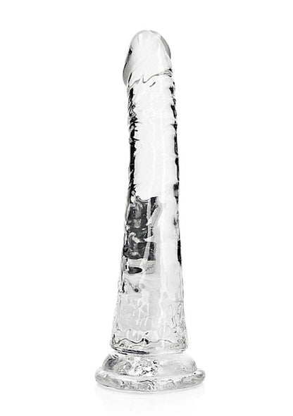 REALROCK SLIM DILDO 7IN TRANSPARENT
