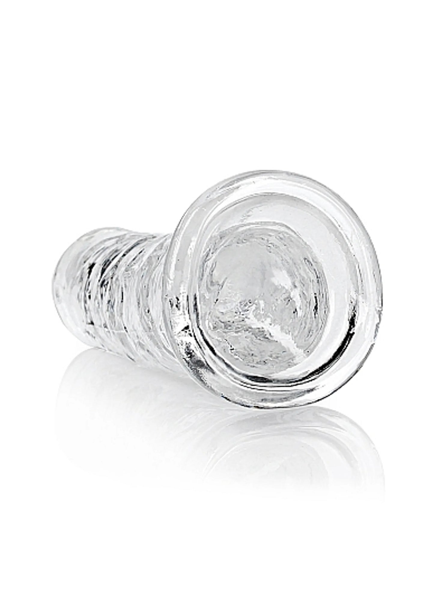 REALROCK STRAIGHT REALISTIC 8 IN DILDO TRANSPARENT