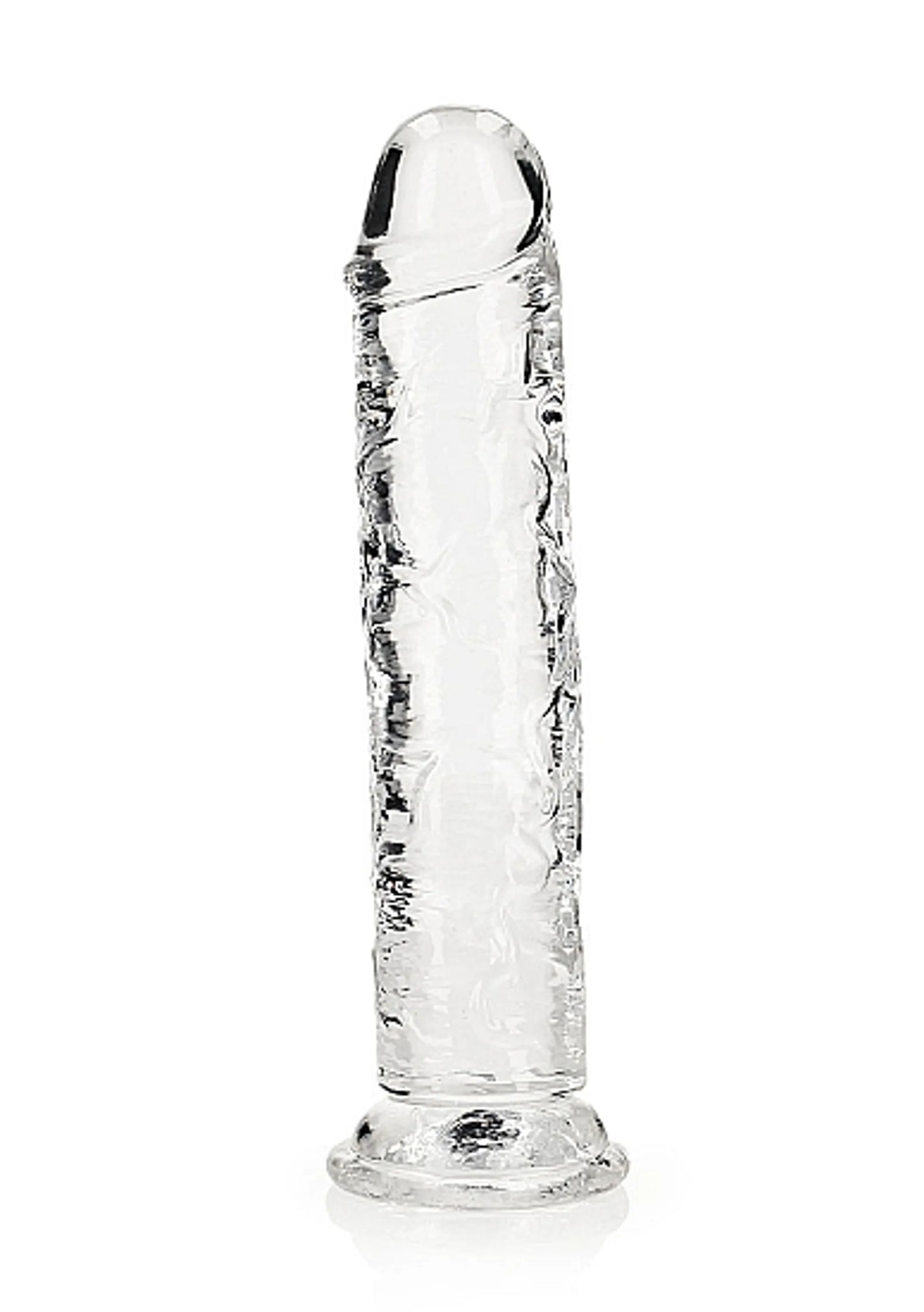 REALROCK STRAIGHT REALISTIC 9 IN DILDO TRANSPARENT