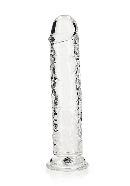 REALROCK STRAIGHT REALISTIC 9 IN DILDO TRANSPARENT