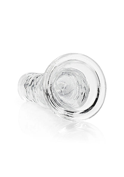 REALROCK REALISTIC STRAIGHT DILDO 11IN TRANSPARENT