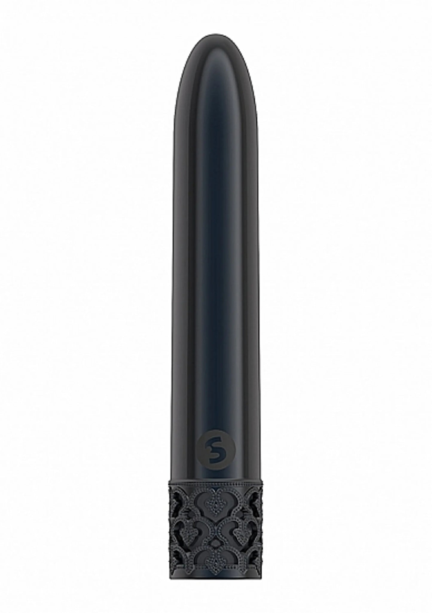 ROYAL GEMS SHINY POWERFUL VIBE RECHARGEABLE GUNMETAL