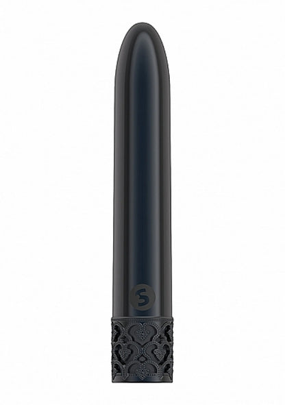 ROYAL GEMS SHINY POWERFUL VIBE RECHARGEABLE GUNMETAL