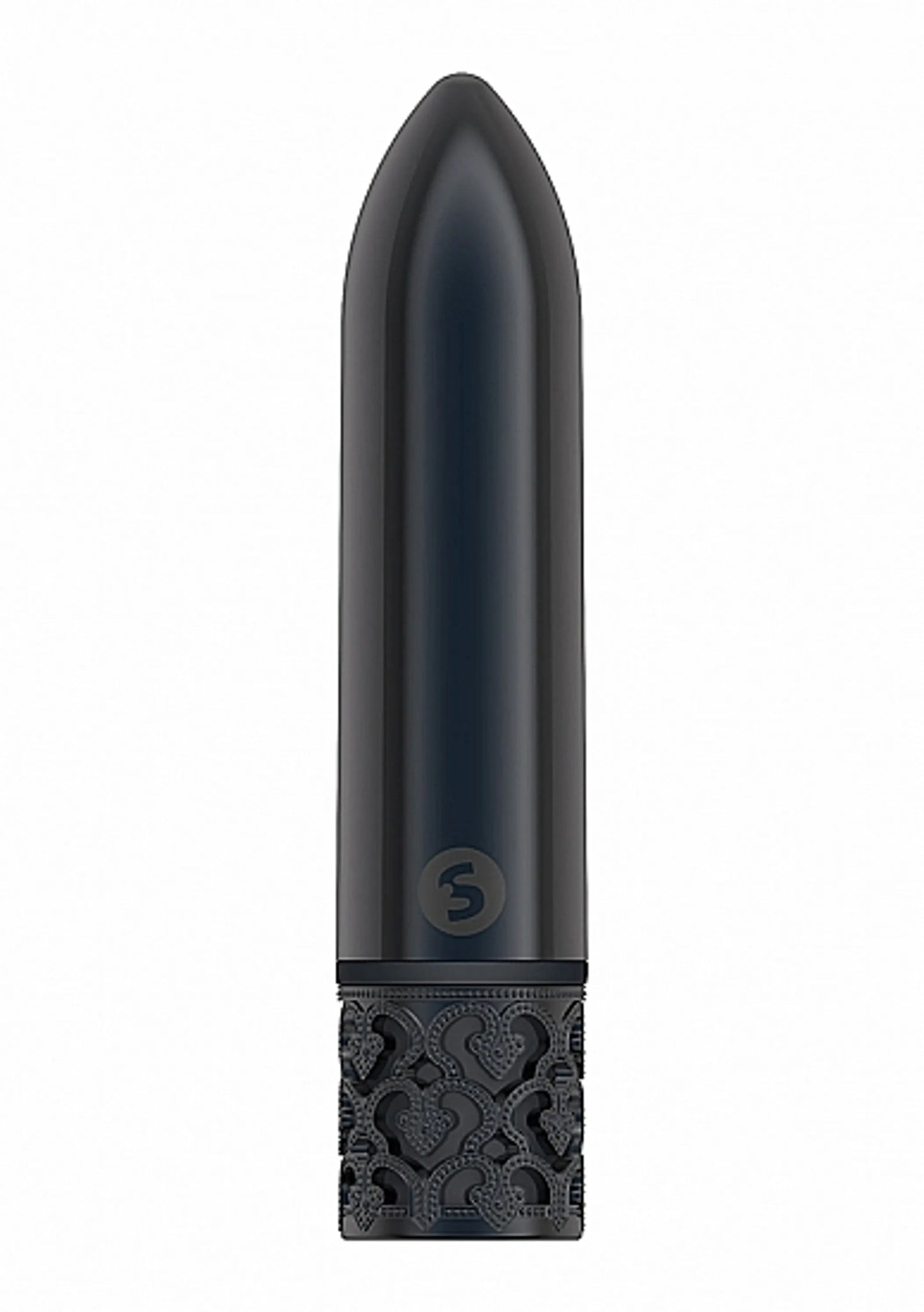 ROYAL GEMS GLAMOR POWERFUL BULLET RECHARGEABLE GUNMETAL