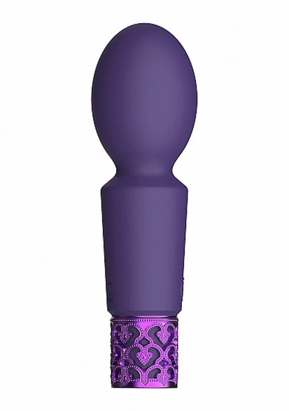 ROYAL GEMS BRILLIANT PURPLE RECHARGEABLE SILICONE BULLET