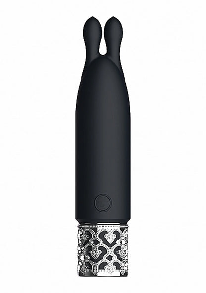 ROYAL GEMS TWINKLE SILICONE BULLET RECHARGEABLE BLACK