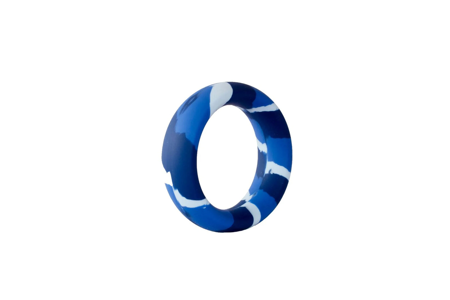 MAJOR DICK COMMANDO SILICONE DONUT BLUE CAMO (1.5IN./38MM)