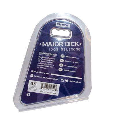 MAJOR DICK COMMANDO SILICONE DONUT BLUE CAMO (1.5IN./38MM)