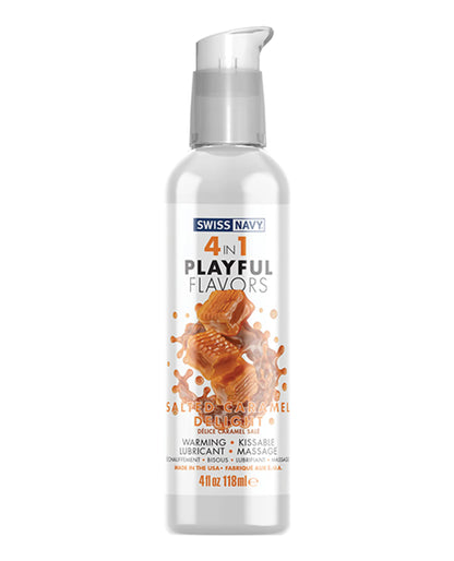 SWISS NAVY 4 IN 1 SALTED CARAMEL 4 OZ