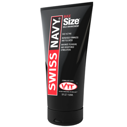 SWISS NAVY MAX SIZE CREAM 5 OZ