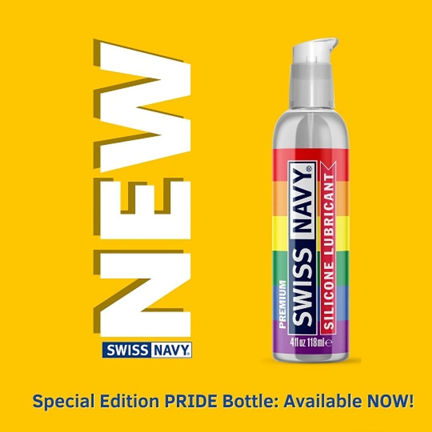 SWISS NAVY PRIDE LUBE SILICONE 4OZ