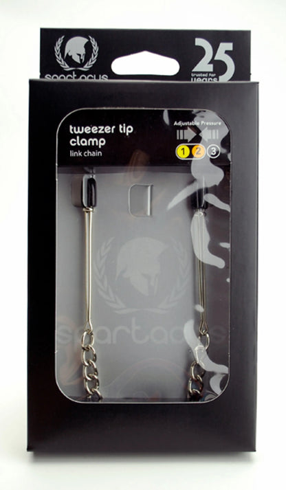 ADJUSTABLE CLAMP-TWEEZER W/ LINK CHAIN