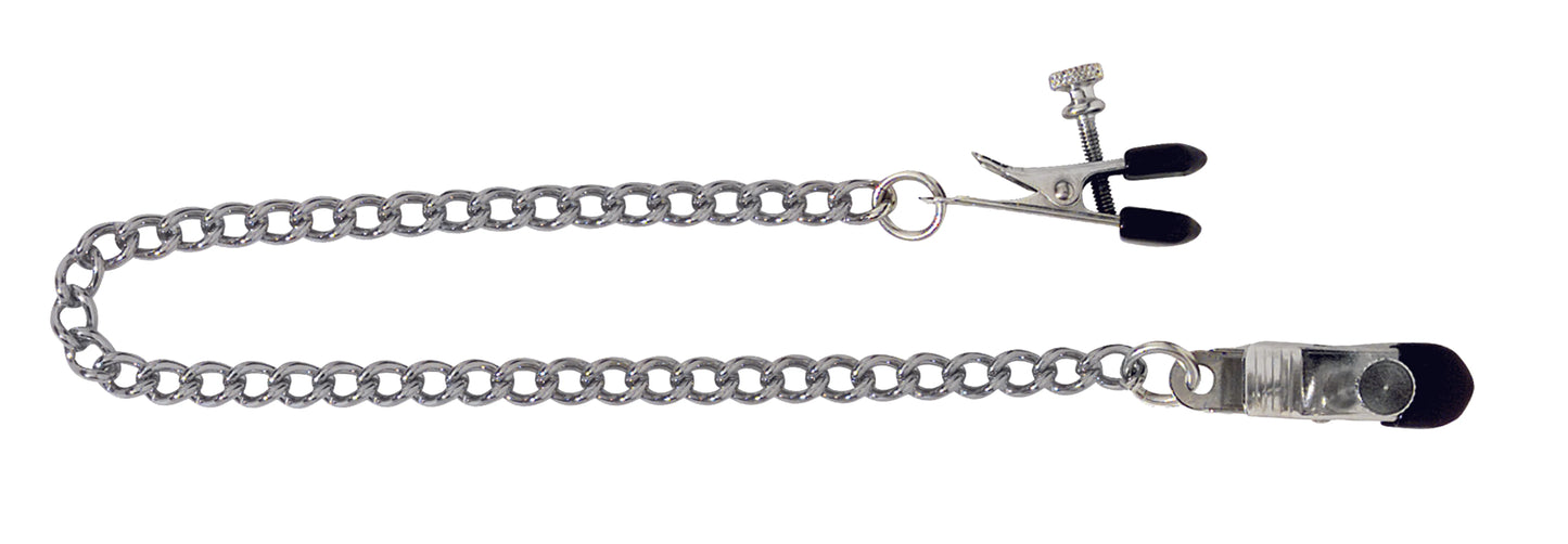 BROAD TIP CLAMP W/ LINK CHAIN - ADJ.