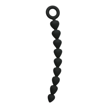 SEX & MISCHIEF BLACK SILICONE ANAL BEADS