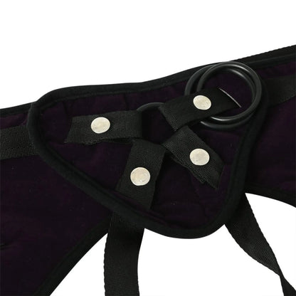 SS PLUS SIZE BEGINNERS PURPLE STRAP ON