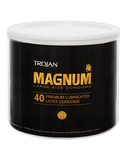TROJAN MAGNUM 40PC CONTAINER