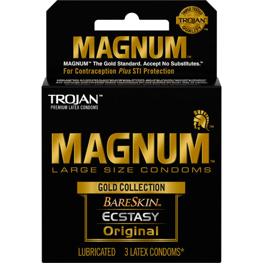 TROJAN MAGNUM GOLD COLLECTION 3PK