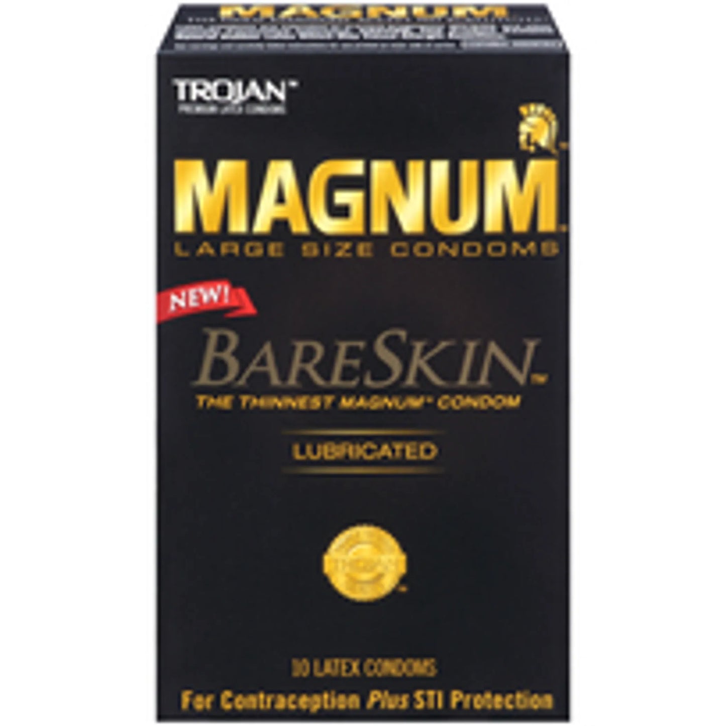 TROJAN MAGNUM BARESKIN 10 PACK