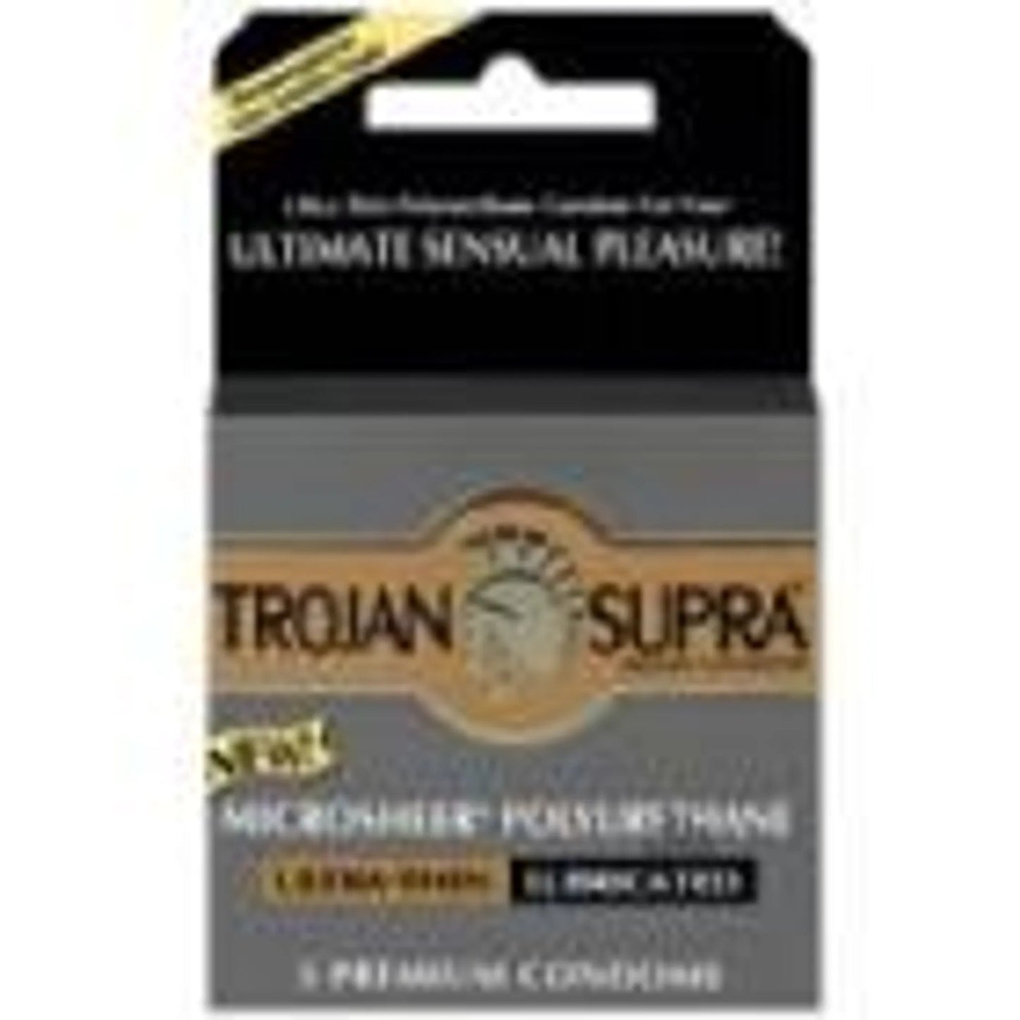 TROJAN SUPRA BARESKIN 3PK NON-LATEX