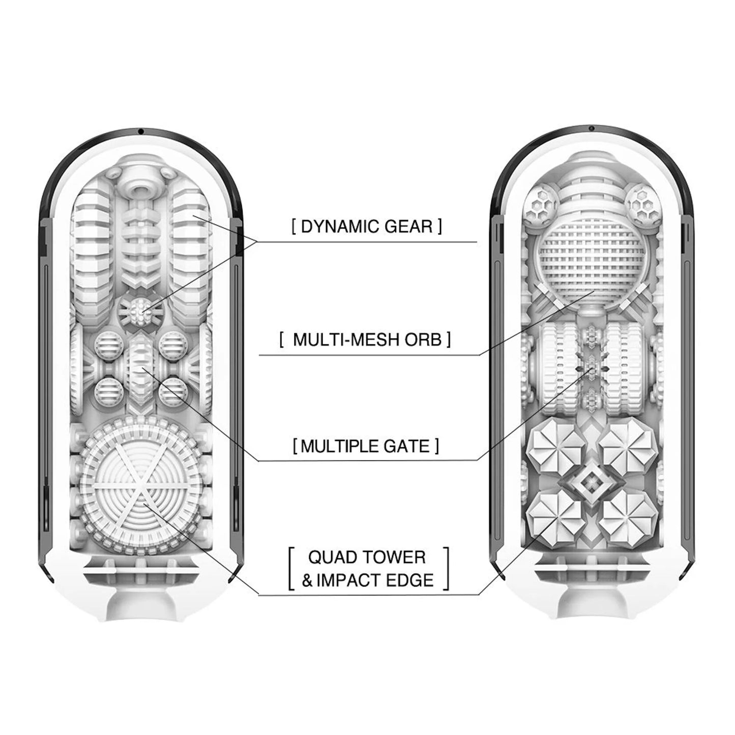 TENGA FLIP ZERO GRAVITY BLACK (NET)