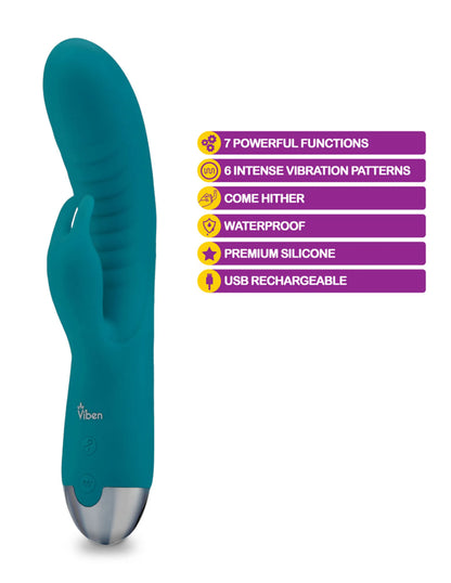 VIBEN ALLURING COME HITHER G SPOT RABBIT OCEAN