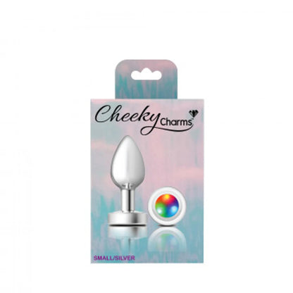 CHEEKY CHARMS HEART DEEP RED LARGE GUNMETAL BUTT PLUG