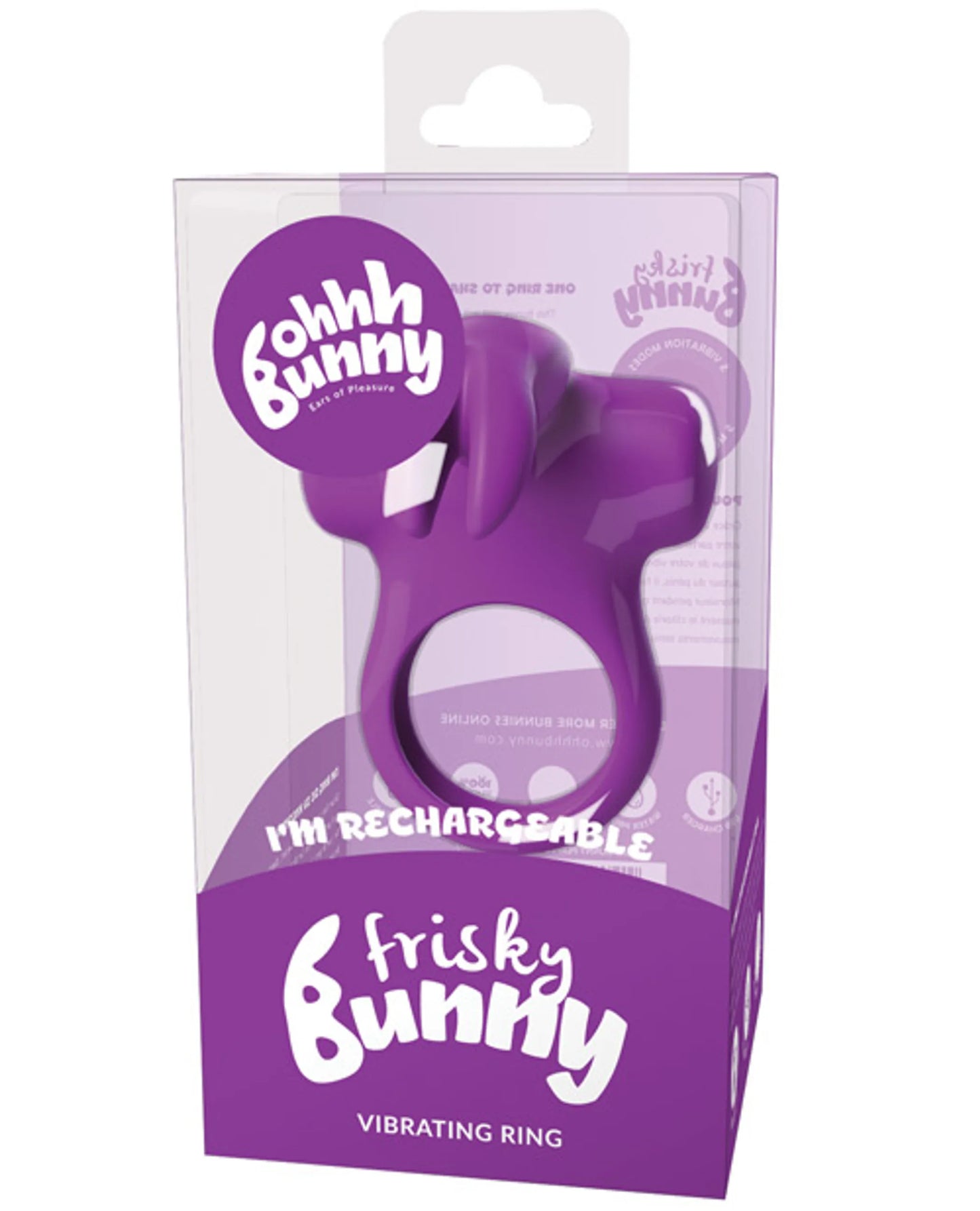 VEDO FRISKY BUNNY VIBRATING RING PURPLE