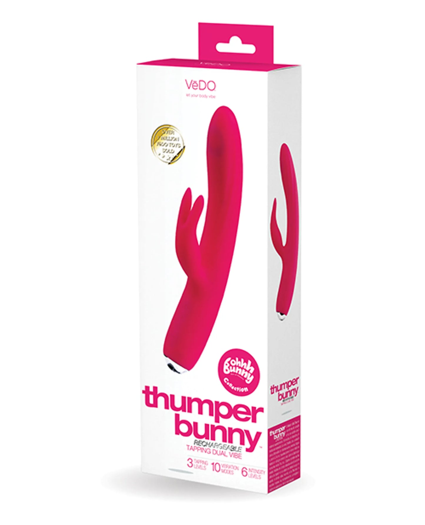 VEDO THUMPER BUNNY PRETTY PINK