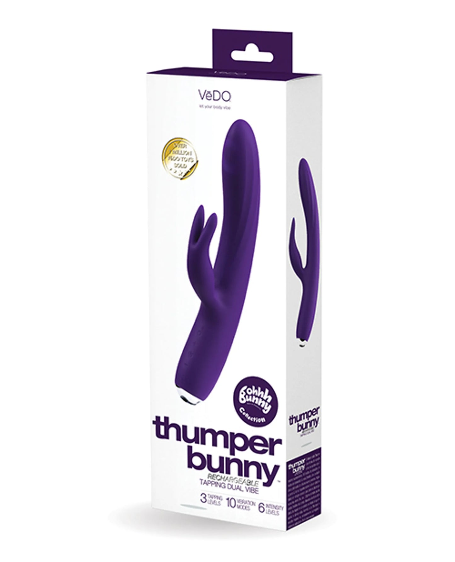 VEDO THUMPER BUNNY DEEP PURPLE