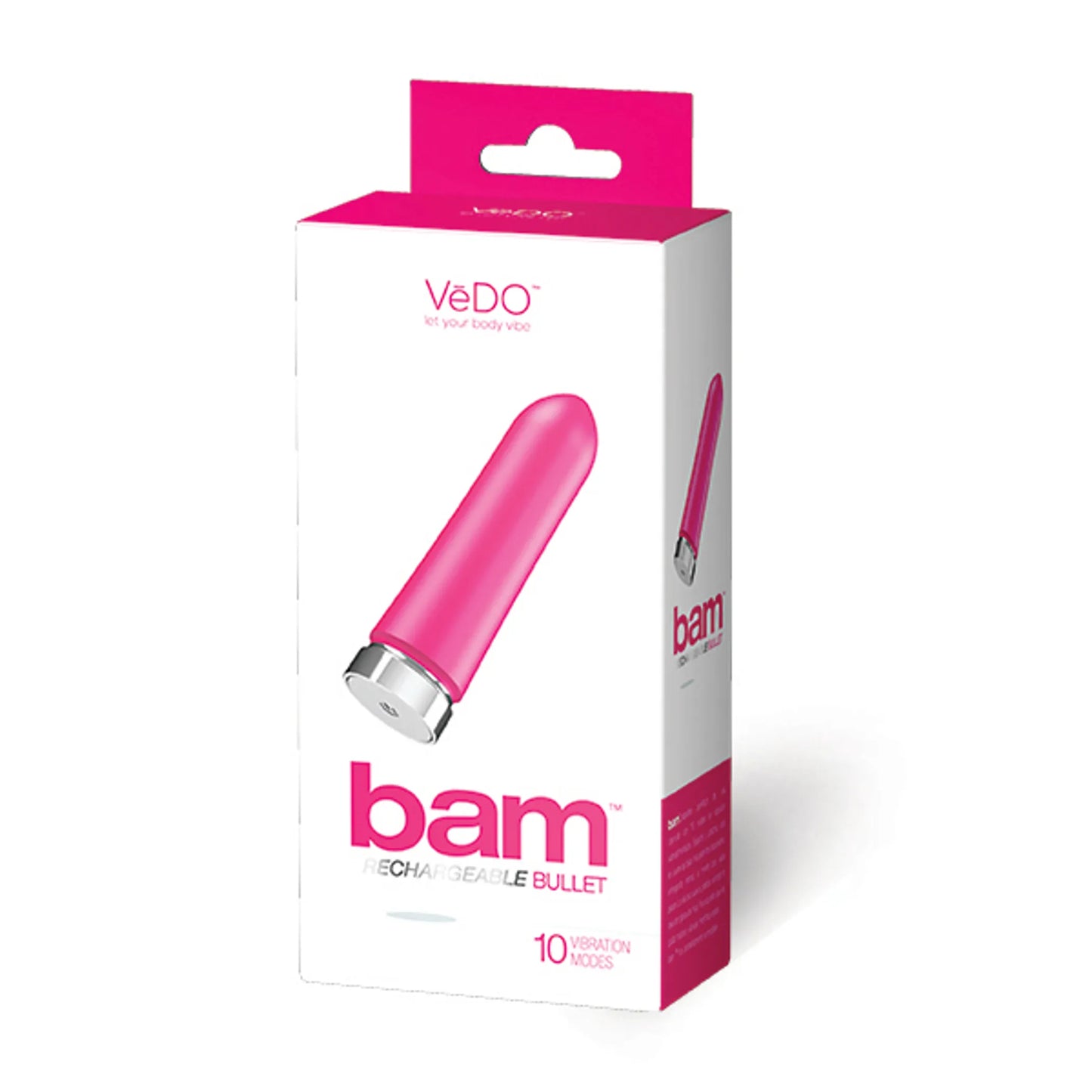 VEDO BAM RECHARGEABLE BULLET FOXY PINK