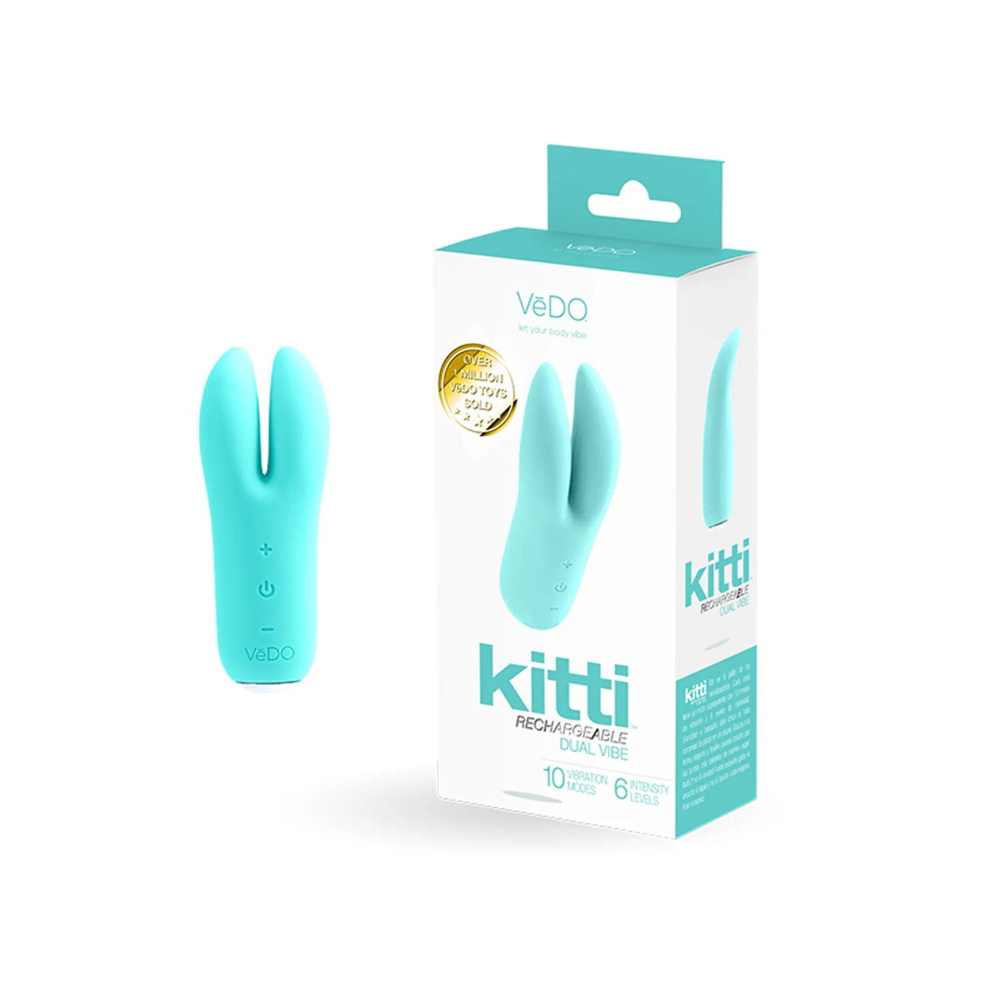 VEDO KITTI RECHARGEABLE VIBE TURQUOISE