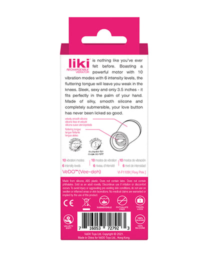 VEDO LIKI FLICKER VIBE FOXY PINK