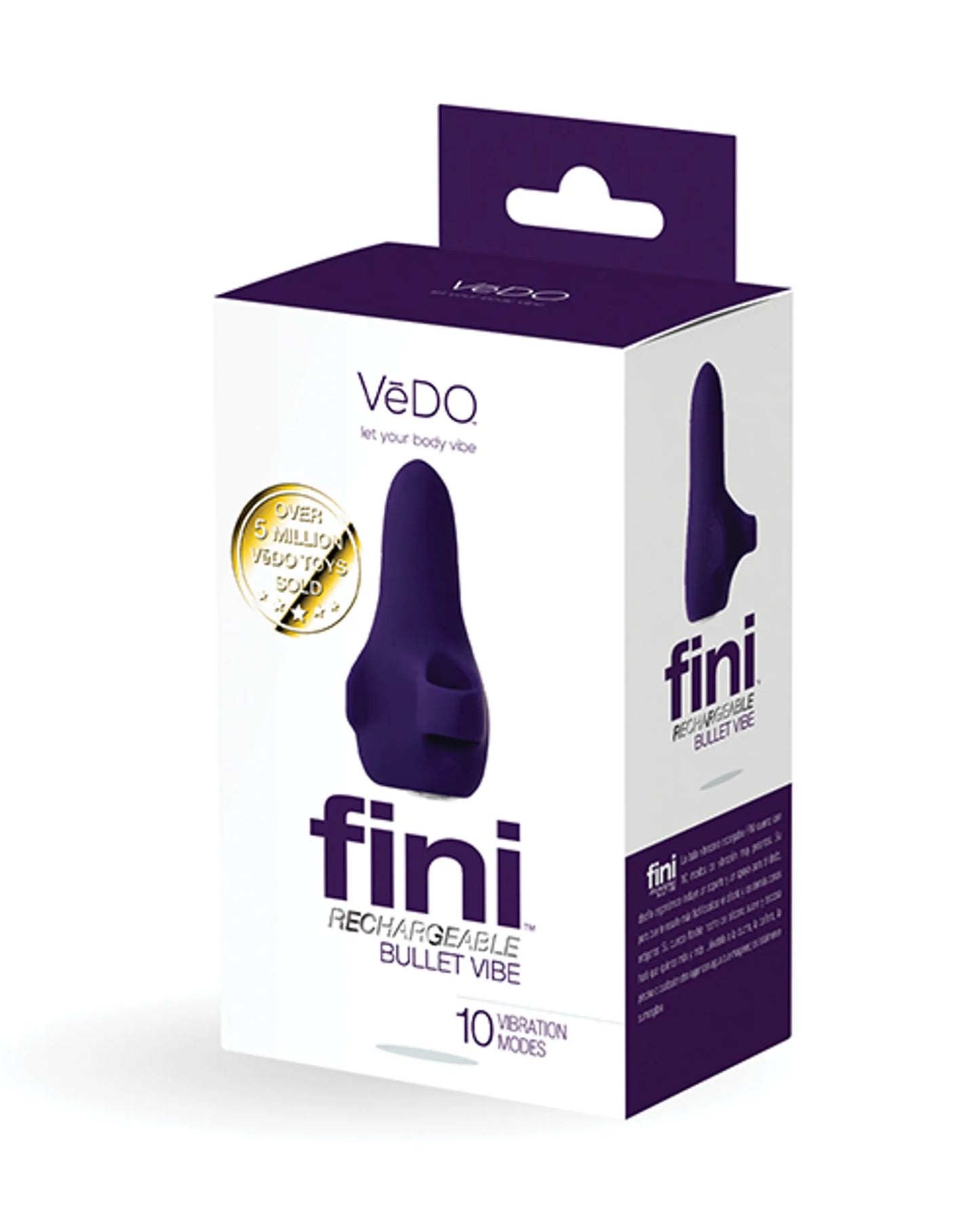 VEDO FINI RECHARGEABLE BULLET VIBE PURPLE
