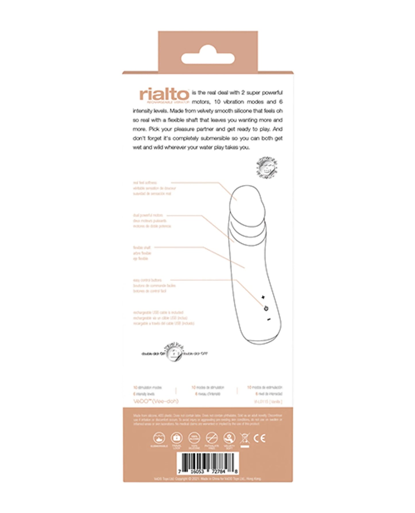 VEDO RIALTO RECHARGEABLE VIBE VANILLA