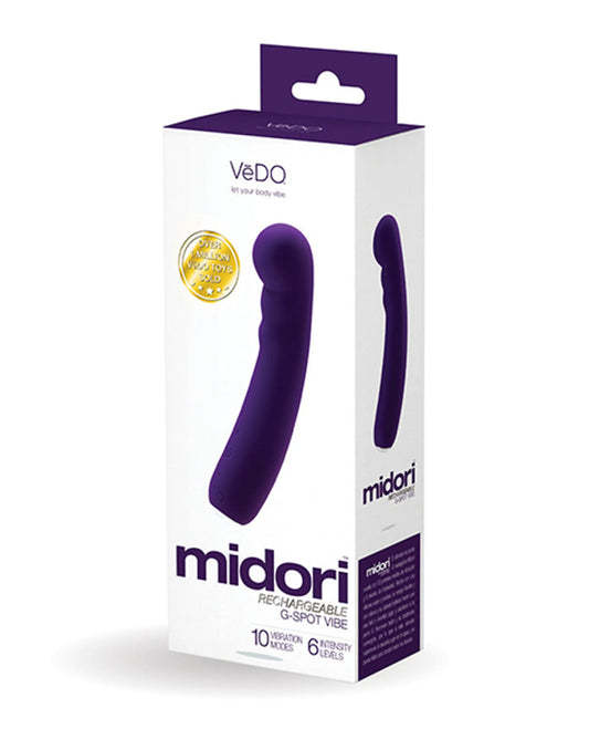 VEDO MIDORI RECHARGEABLE GSPOT VIBE DEEP PURPLE