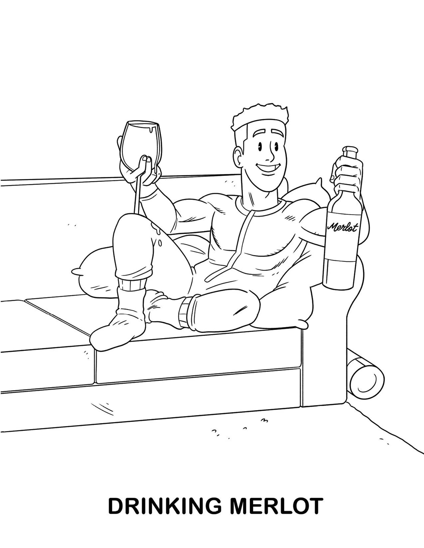 ADULTS DOING ADULT SHIT COLORING BOOK (NET)