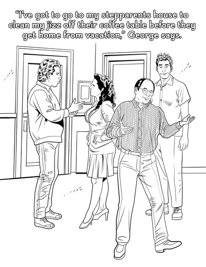 SEXFELD PORN PARODY COLORING BOOK (NET)