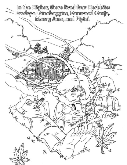 LORD OF SMOKE RINGS COLORING BOOK (NET)