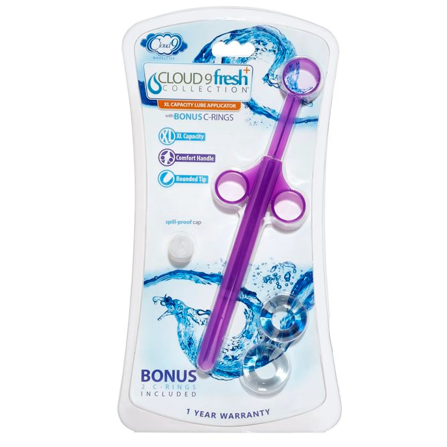 CLOUD 9 FRESH + PREMIUM XL LUBE APPLICATOR W/2 BONUS C-RINGS