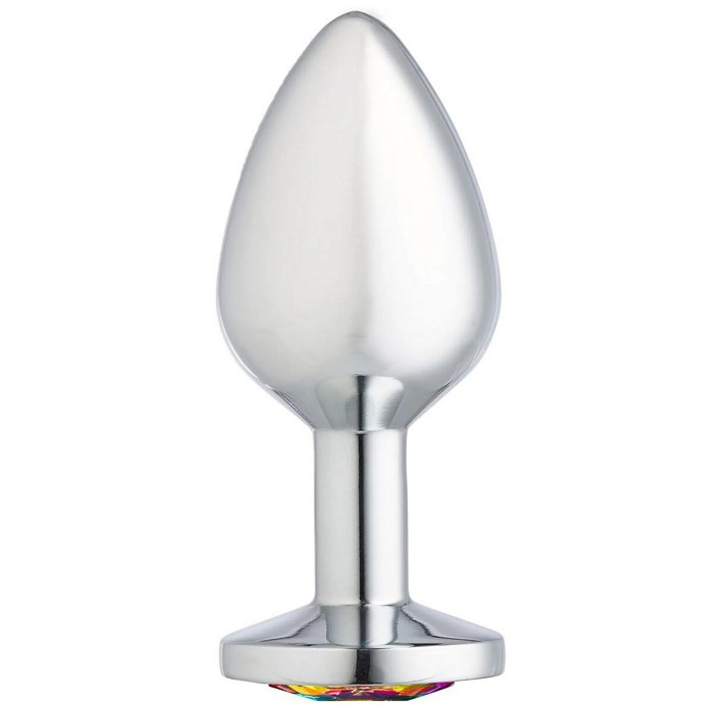 CLOUD 9 GEMS SILVER CHROMED ANAL PLUG MEDIUM
