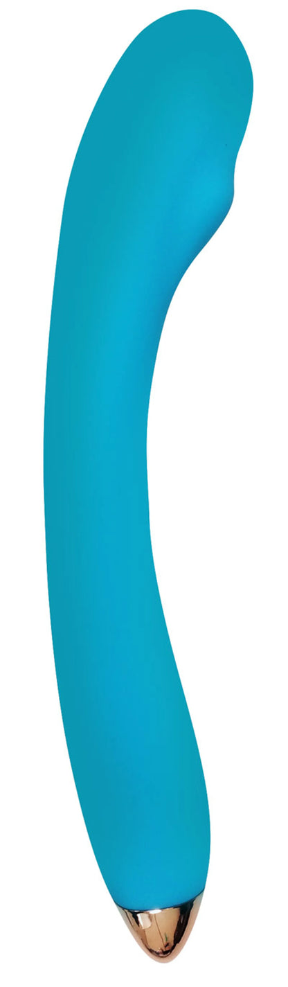 CLOUD 9 HEALTH & WELLNESS RECHARGEABLE G-SPOT SLIM 8IN SINGLE MOTOR AQUA BLUE