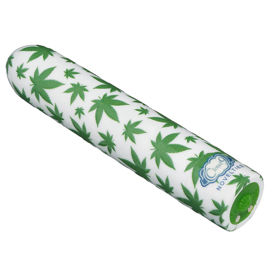 SLIM VIBE WHITE/CANNABIS LEAF