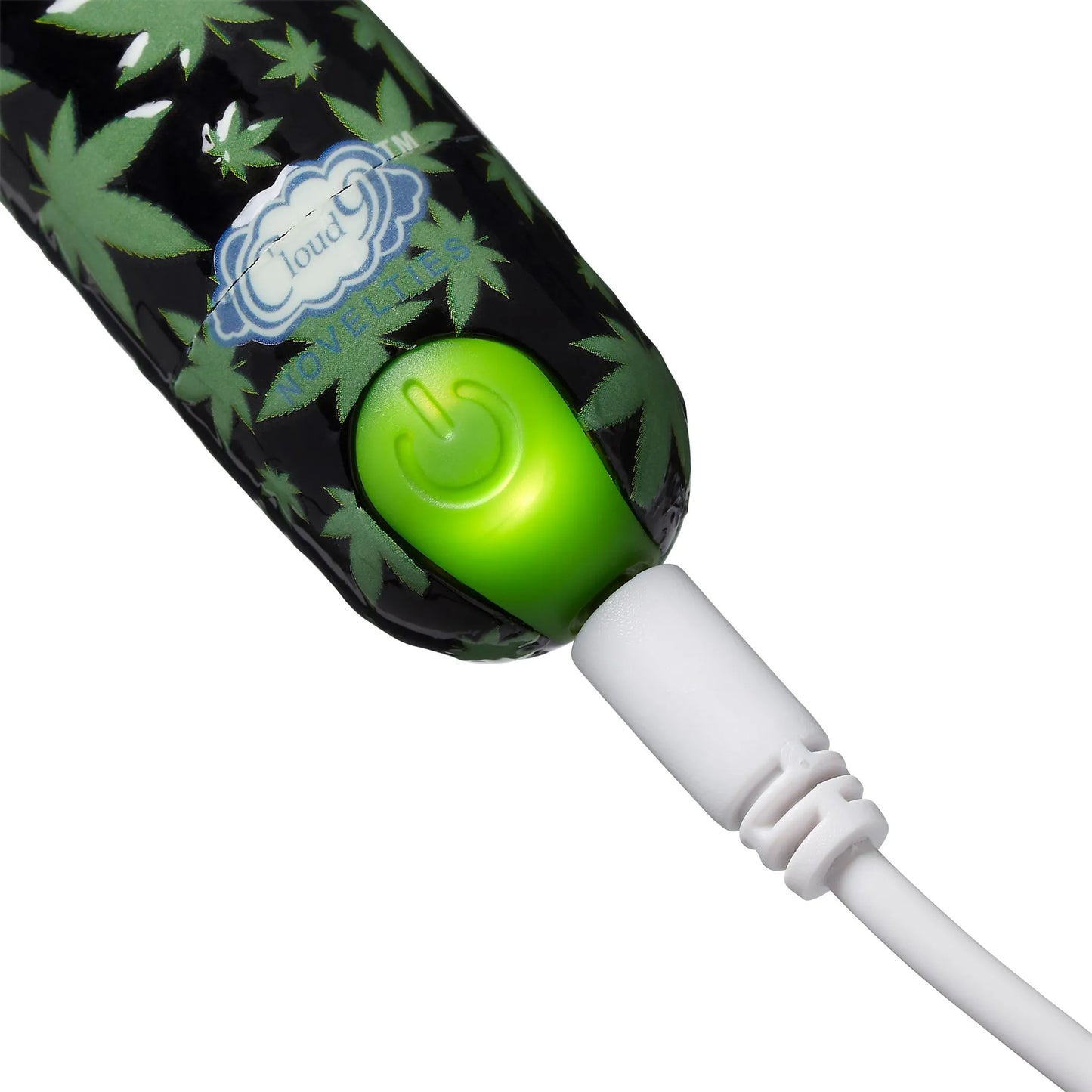 STUBBY VIBE BLACK/CANNABIS LEAF