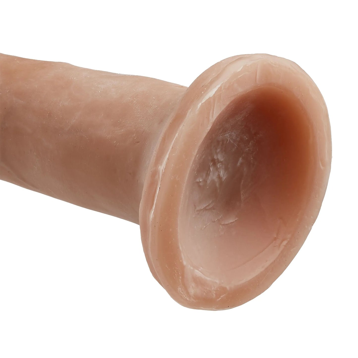 CLOUD 9 DUAL DENSITY DILDO TOUCH 7IN W/ NO BALLS TAN/ MOCHA