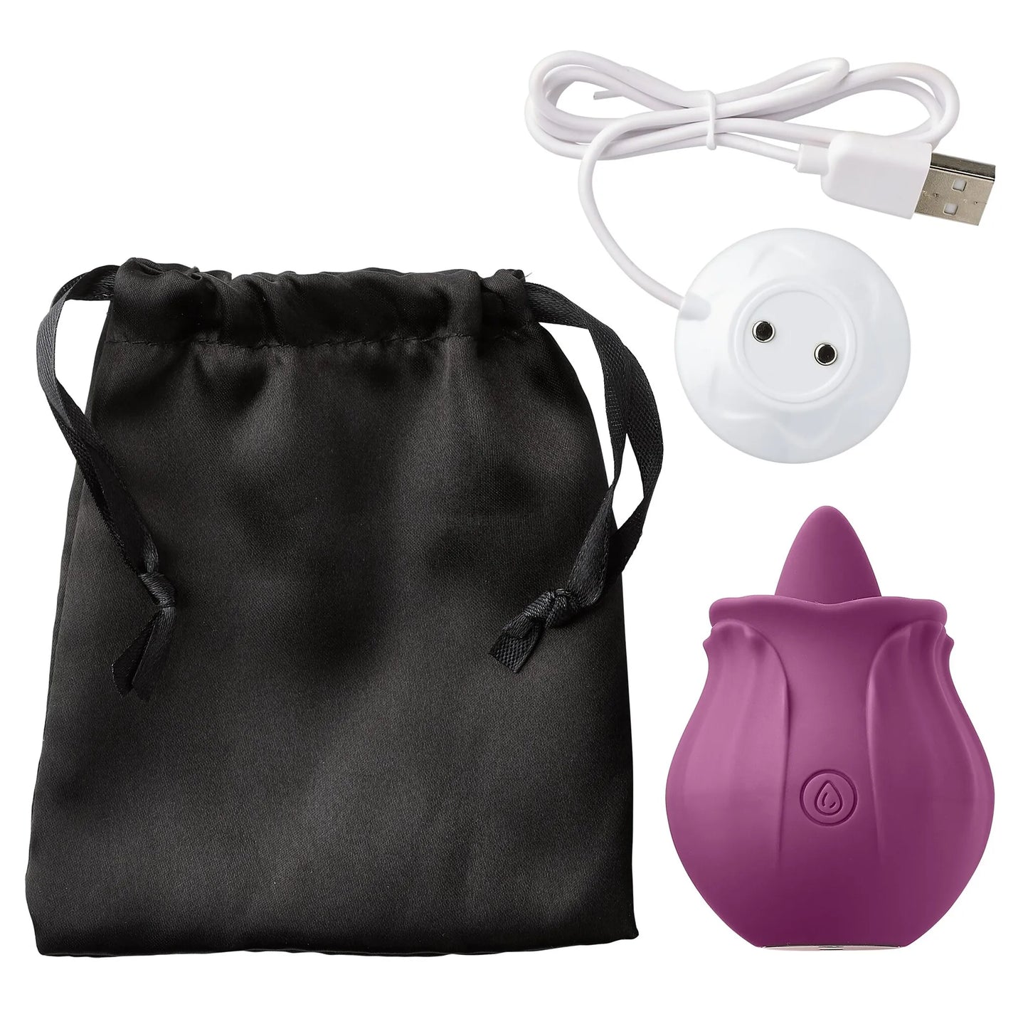 CLOUD 9 HEALTH & WELLNESS FLUTTER ORAL TONGUE STIMULATOR PLUM